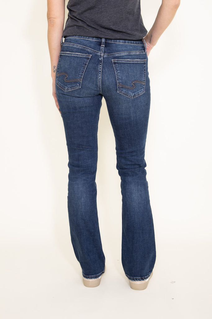 Silver Jeans Suki Mid Rise Slim Bootcut Jeans For Women 