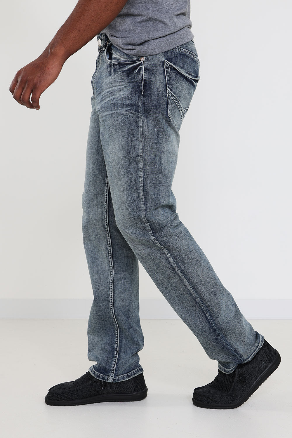Slim Straight-Leg Jeans for Men