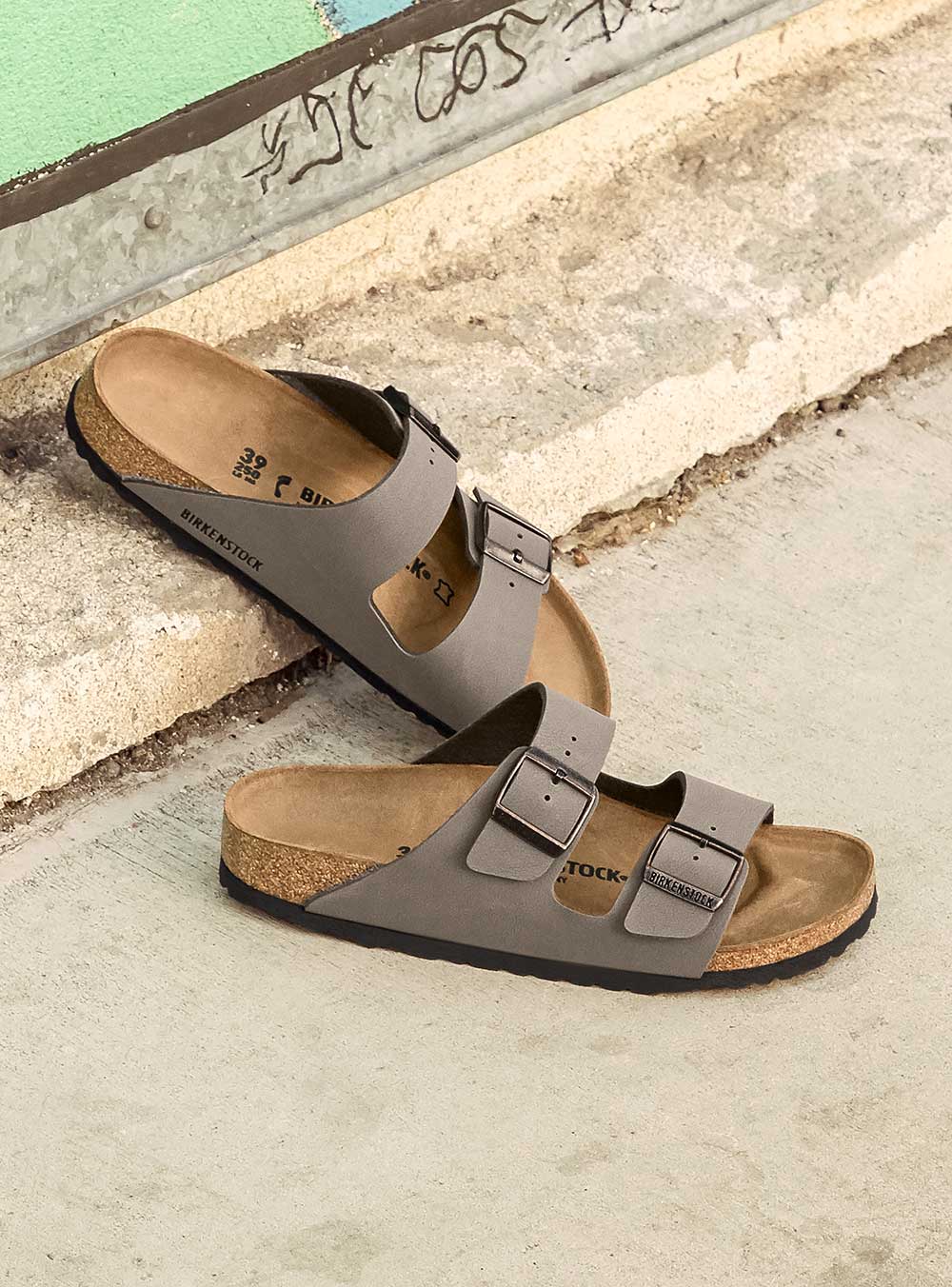 Birkenstock Arizona Birkibuc Sandals for Men in Mocha | 151181M – Glik's