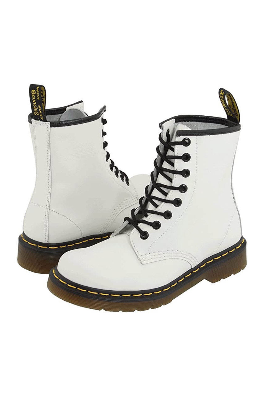 Loodgieter onderschrift Toeschouwer Dr. Martens 1460 Smooth Leather Boots for Women in White | 11821100 – Glik's