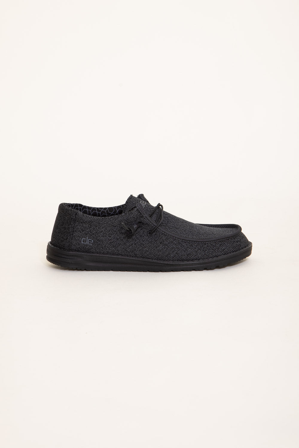 HEYDUDE Men's Wally Sox Shoes in Black/White – Glik's