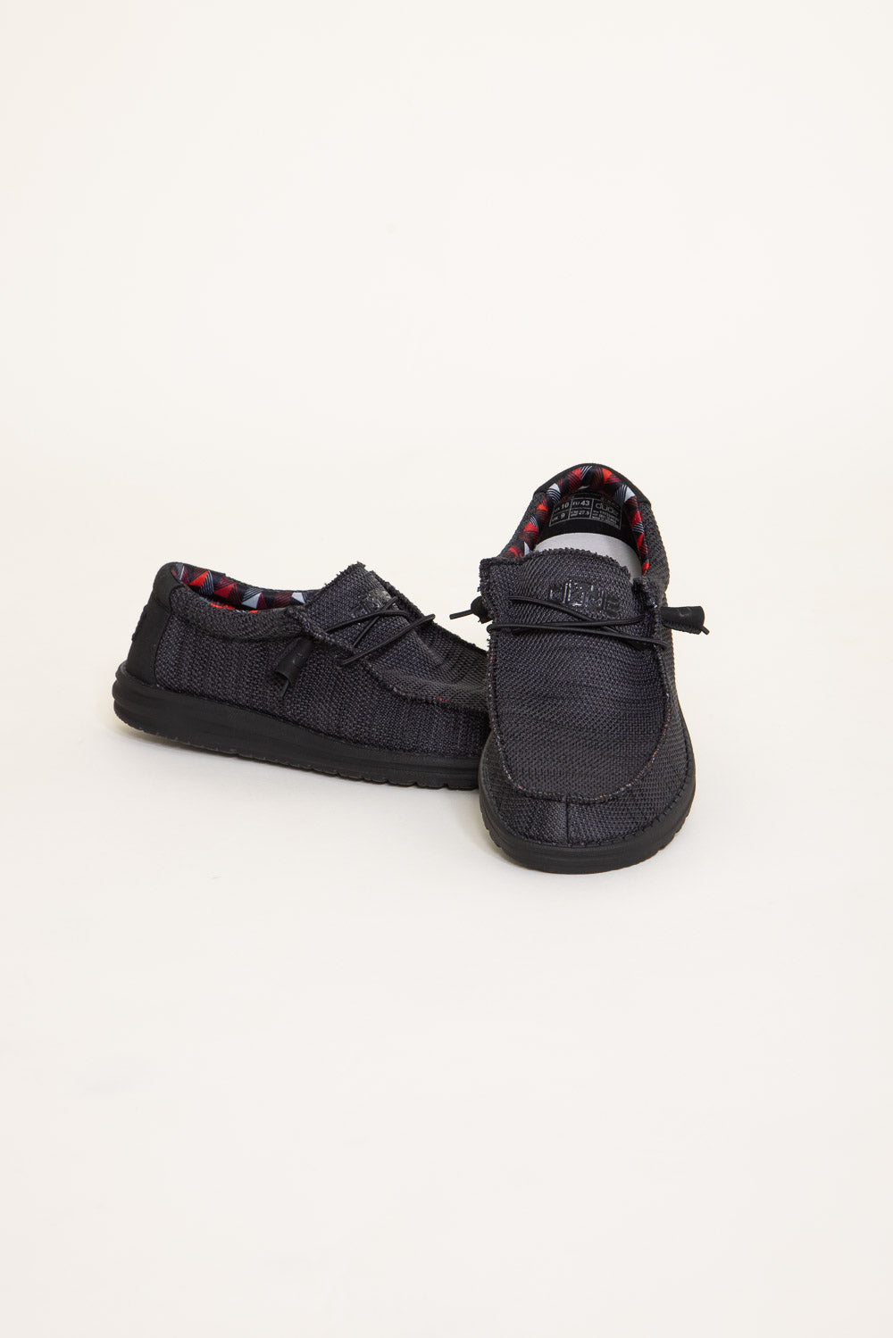 HEYDUDE Men's Wally Sox Funk Shoes in Jet Black – Glik's