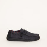 Hey Dude Shoes Men’s Wally Sox Shoes in Jet Black 2