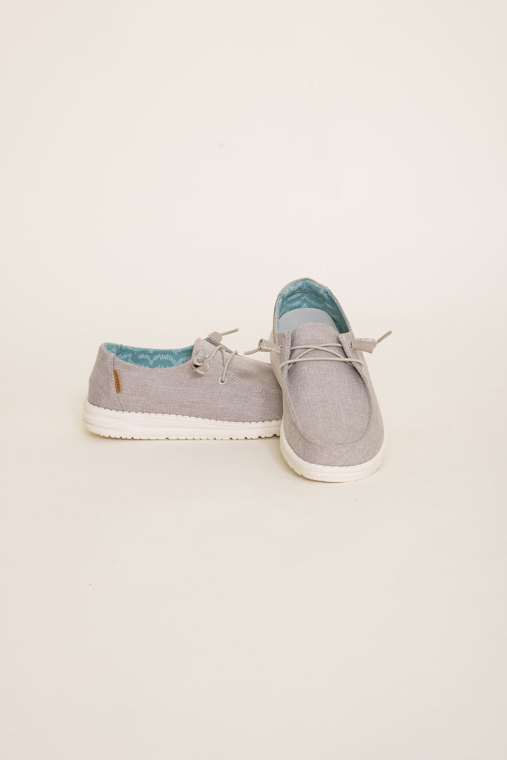 Hey Dude Women's Wendy Linen Shoes - Chambray Biege