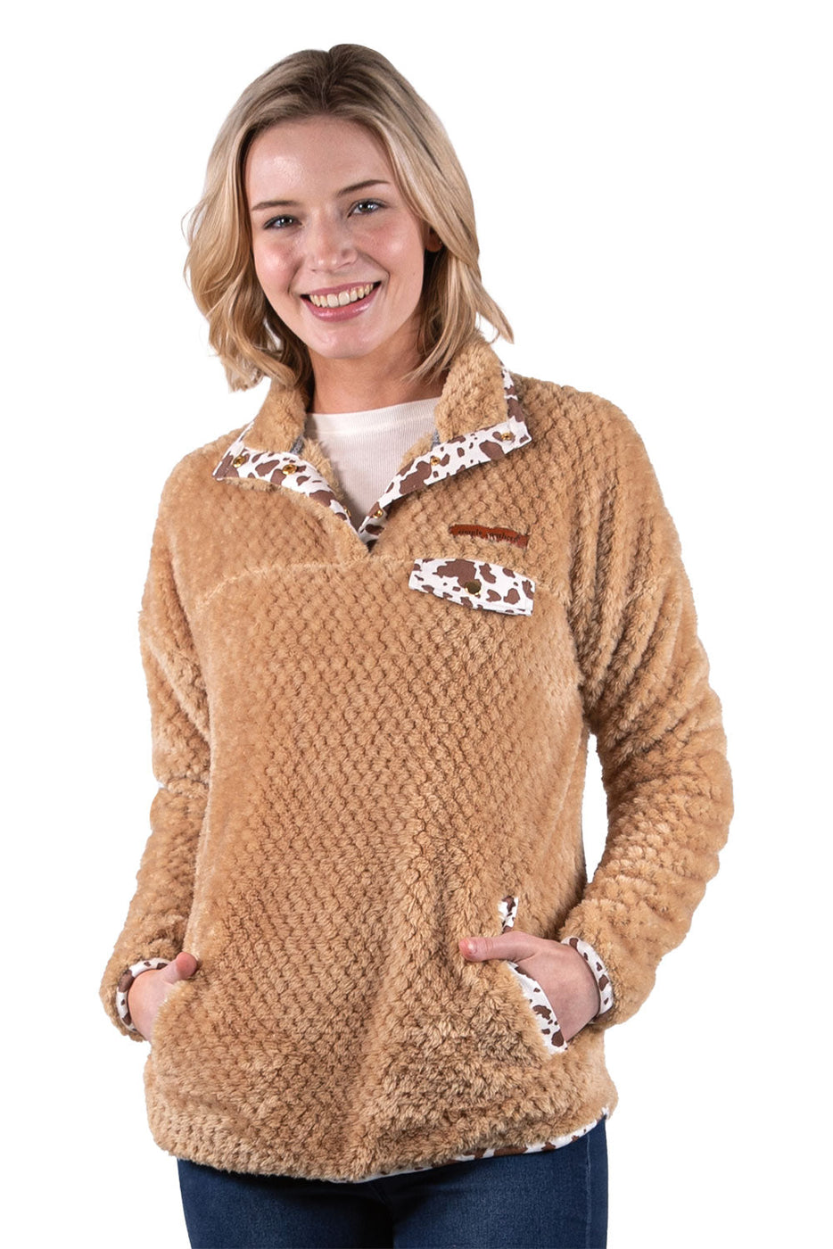 Simply southern best sale soft sherpa pullover