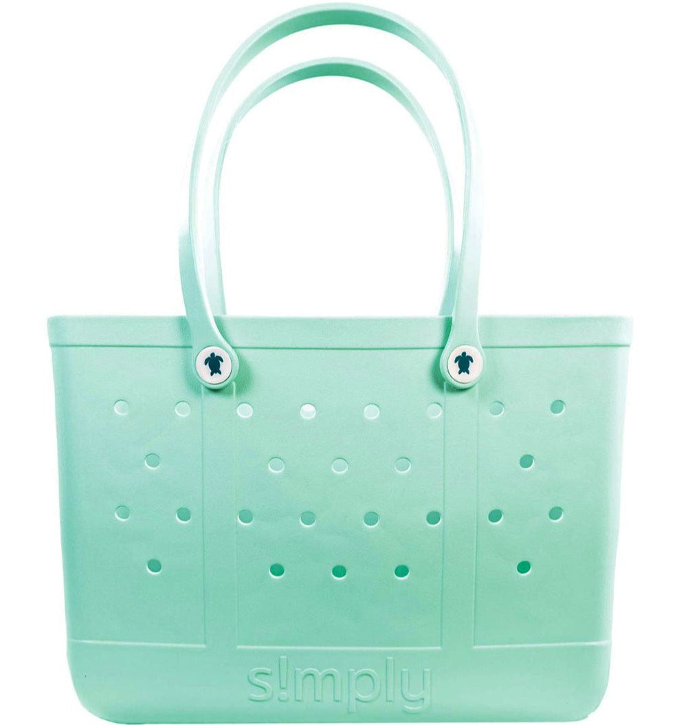 Simply Southern Large Waterproof Utility Tote in Aqua – Your