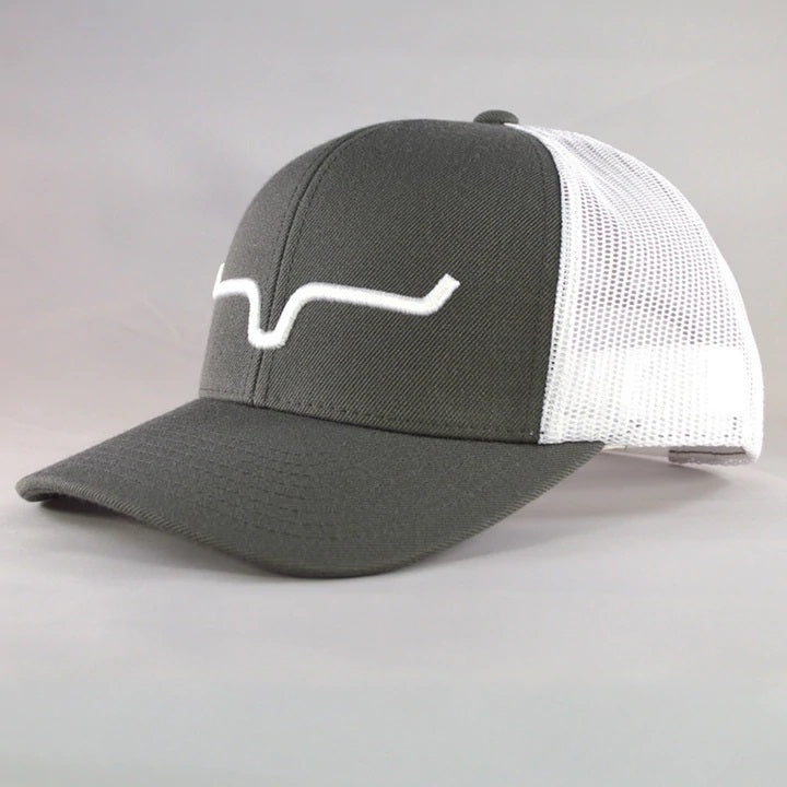 Kimes Ranch Weekly Trucker Hat for Men in Charcoal/White | S22-2320032 ...