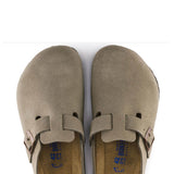 Birkenstock Boston Soft Footbed Clogs for Men in Taupe