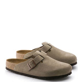 Birkenstock Boston Soft Footbed Clogs for Men in Taupe