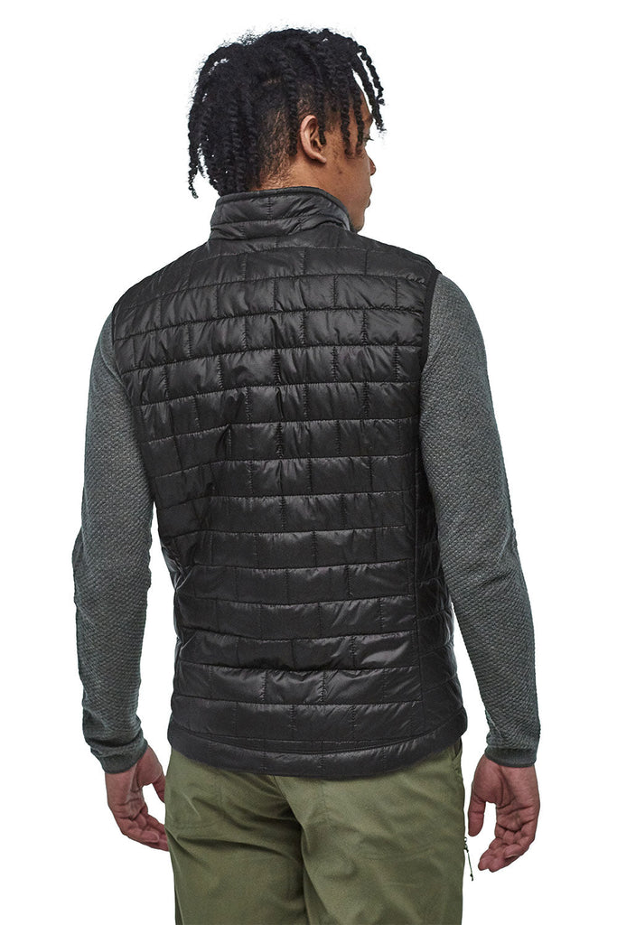 Patagonia Men's Nano Puff Full Zip Vest in Black | 84242-BLK – Glik's