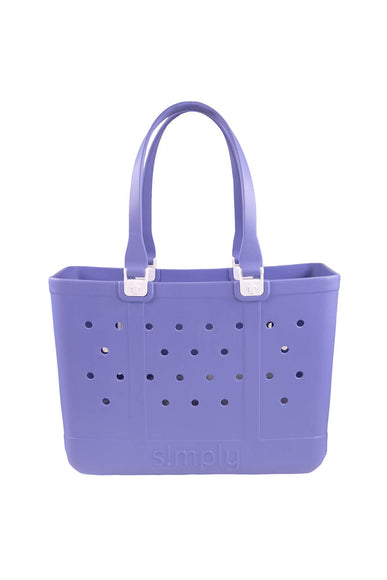 Simply Southern Large Waterproof Tote Bag in Iris