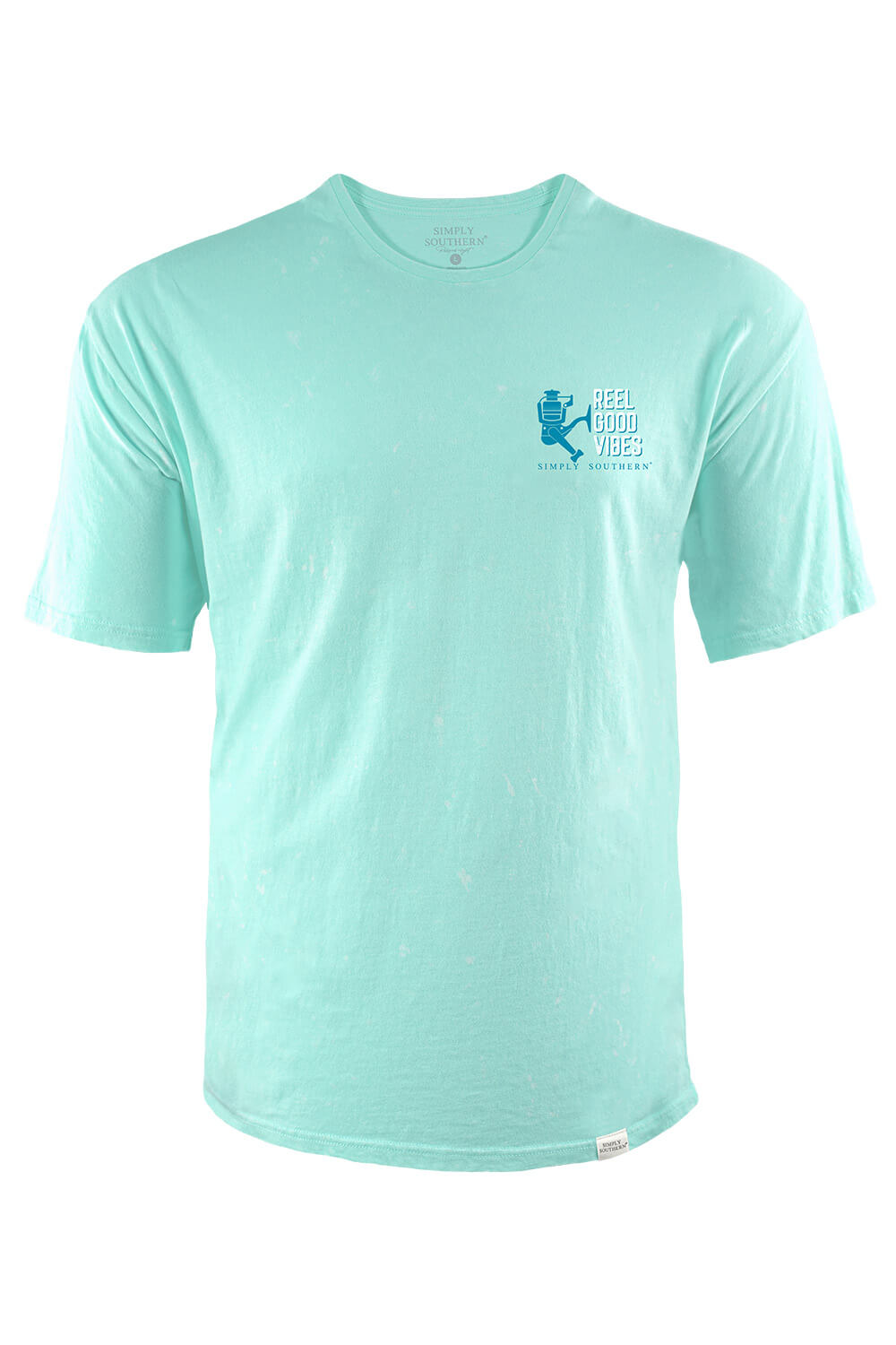 Simply Southern Point Fish T-Shirt for Men in Blue | SC-MN-SS